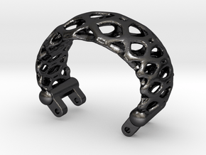 Modell 80300-Voronoi-Dual-Loop-L in Polished and Bronzed Black Steel