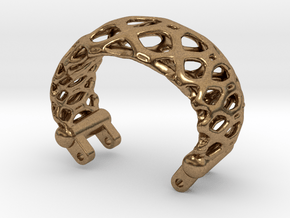 Modell 80300-Voronoi-Dual-Loop-L in Natural Brass
