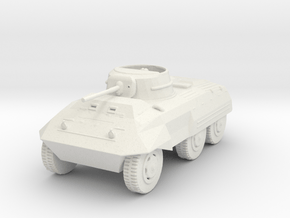 1/18 Scale M8 Greyhound Scout Car in White Natural Versatile Plastic
