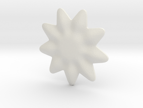 Tiny flower for jewelry making in White Natural Versatile Plastic