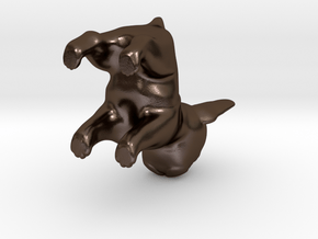 french bull dog in Polished Bronze Steel: Medium