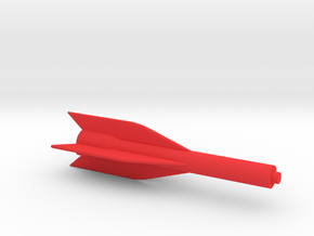 Captain Action IDEAL 1967 Rocket Body in Red Processed Versatile Plastic
