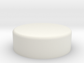 AT-AT Commander Round Flat in White Premium Versatile Plastic