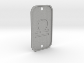 Libra (The Scales) DogTag V4 in Aluminum