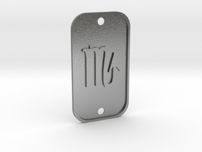 Scorpion (The Scorpion) DogTag V1 in Natural Silver