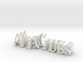 3dWordFlip: AceClubs/8Hearts in White Natural Versatile Plastic