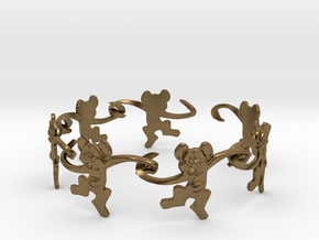 Monkey Band in Natural Bronze