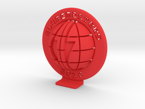 c17-splitGlobe-wRing-005-Fine in Red Processed Versatile Plastic