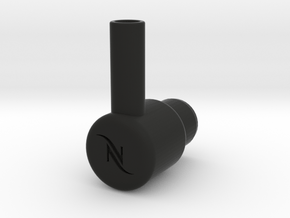 Nespresso water tank To 3/8" quick connect in Black Natural Versatile Plastic