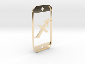 Sagittarius (The Archer) DogTag V3 in 14K Yellow Gold