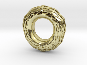 Halo in 18k Gold Plated Brass: 5.5 / 50.25