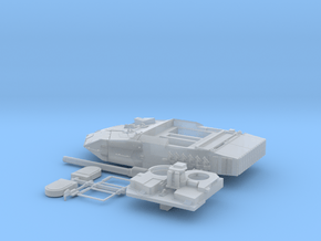 Leopard-2E-H0-Piezas torre-SH-proto-01 in Tan Fine Detail Plastic