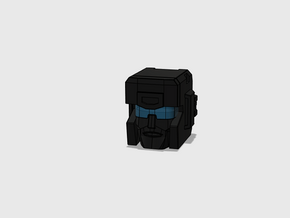 The Magnawheeler's Head G1 Toon in Smooth Fine Detail Plastic: Small