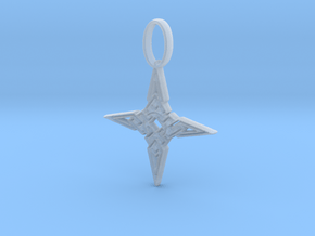 Skyrim Dawnstar Pendant in Tan Fine Detail Plastic