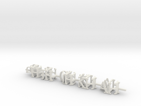 3dWordFlip: -9H-JH-QH-KH-AH-/-2D-3D-4D-5D-8D- in White Natural Versatile Plastic