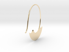 Hoop small to medium size (SWH2c) in 14k Gold Plated Brass