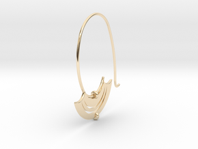 Hoop (SWH4b) in 14k Gold Plated Brass