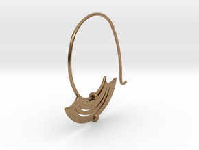 Hoop (SWH4c) in Natural Brass