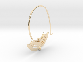 Hoop (SWH4c) in 14k Gold Plated Brass