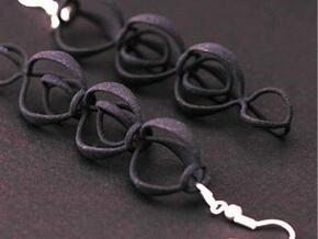 BERRIES - earrings in Black Natural Versatile Plastic