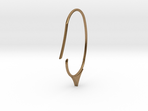 Hoop small to medium size(SWH7b) in Natural Brass