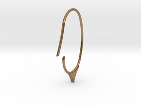 Hoop small size (SWH7a) in Natural Brass