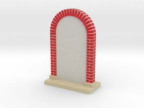 arch wall - customizable sandstone various sizes in Full Color Sandstone: Medium