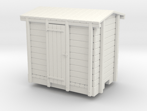 On30 Short boxcar in White Natural Versatile Plastic