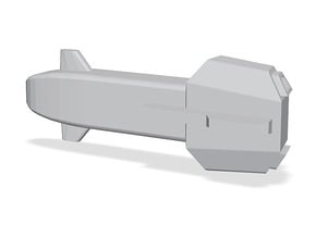 Tau Seeker Missile in Tan Fine Detail Plastic