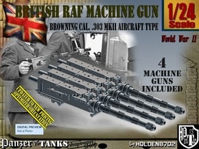 1/24 Browning 303 MkII RAF Set001 in Smooth Fine Detail Plastic