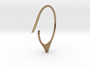 Hoop medium size (SWH6a) in Natural Brass