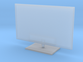 1:48 (O SCALE) 32" LED TV FLAT SCREEN (V1.3) in Tan Fine Detail Plastic