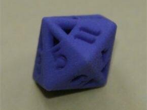 d12 die-pyramid in White Natural Versatile Plastic