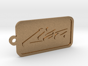 Apple Lisa keychain in Natural Brass