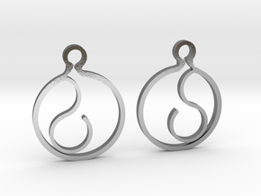 "Ask me anything" Earrings in Polished Silver