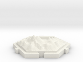 Montañas  in White Natural Versatile Plastic