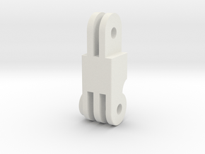 AEE to GoPro mount adapter  in White Natural Versatile Plastic
