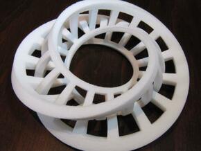 Interlocking Möbius Ladders in White Natural Versatile Plastic