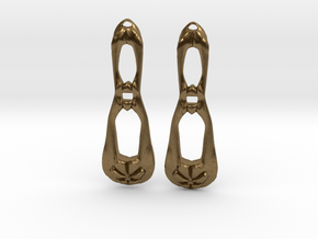 Drop Earring Dangles (Pair) in Natural Bronze