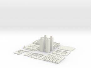 Architecture set (Test Acc) in White Natural Versatile Plastic