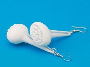 BUNCH - earrings in White Natural Versatile Plastic
