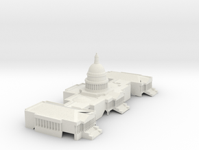 US_Capitol_Building (Test Acc) in White Natural Versatile Plastic