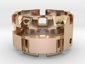 CCH_v1 7/8 inch in 14k Rose Gold Plated Brass