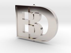 Black Dog Engineering 3D Logo in Platinum