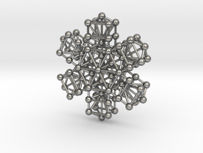 Snowflake of Life v 2.0 in Natural Silver