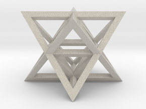 Tantric Star (aka Stellated Octahedron) in Natural Sandstone