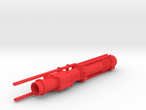 1-50 Dieselhammer D62 + guids for Swinging lead in Red Processed Versatile Plastic