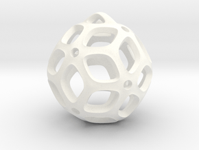 View of spherical games - part two. Pendant in White Processed Versatile Plastic