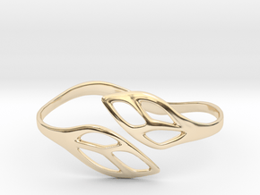 FLOS Bracelet. Smooth Elegance. in 14K Yellow Gold: Small