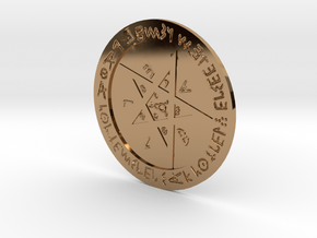 Sigil For Warding Old Age in Polished Brass